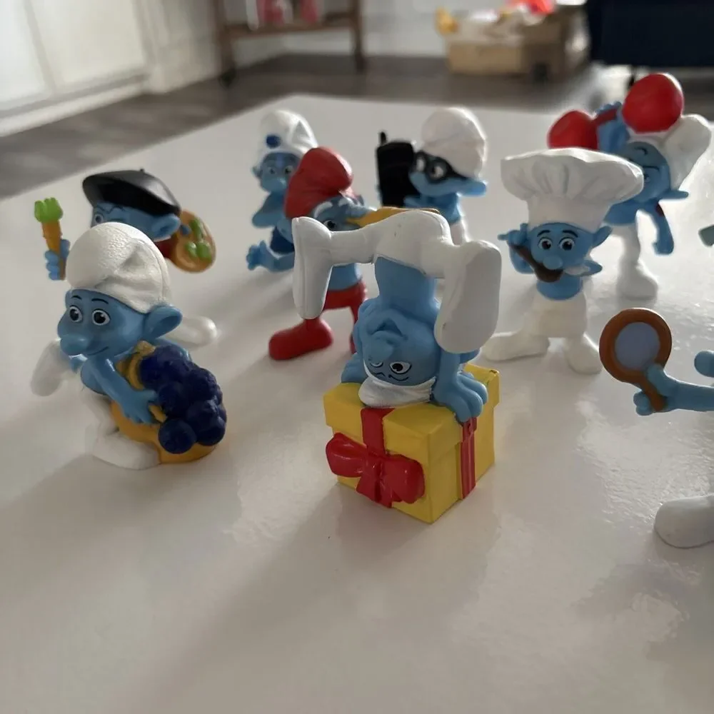 Vintage Smurf Figurines‎ Lot of 11 McDonald's 2011 3